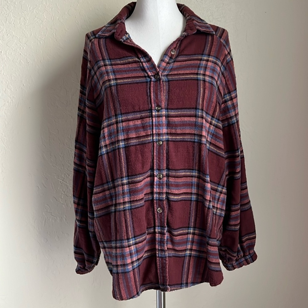 American Eagle Super Soft Dolman Flannel